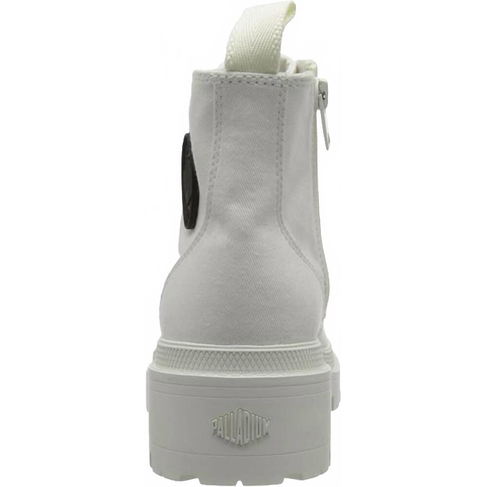 NEW PALLADIUM women's pallabase twill boots in star white - Picture 2 of 3